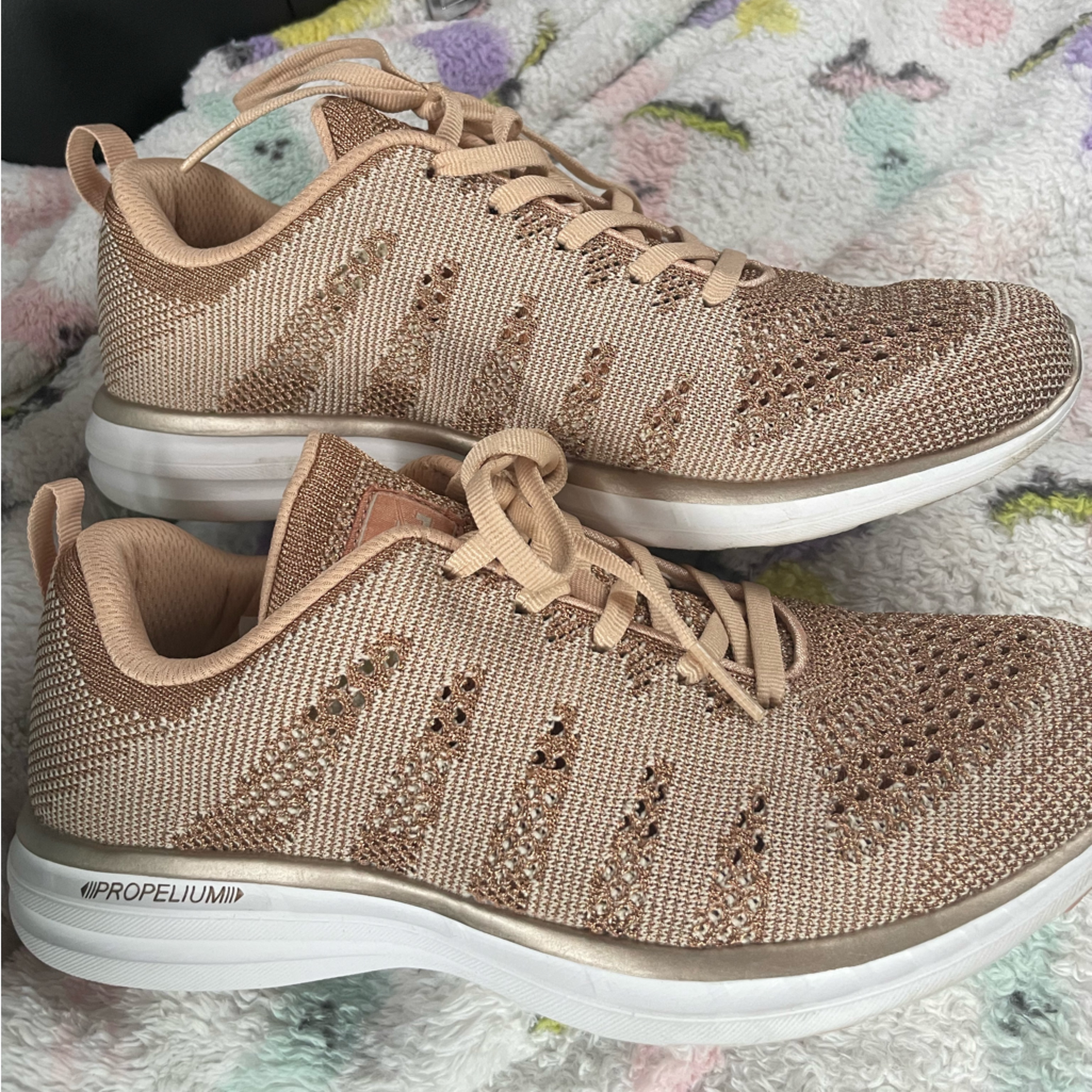 Apl Rose Gold Sneakers